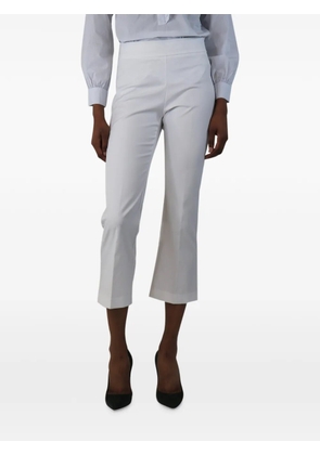 extreme cashmere mid-rise cropped trousers - White
