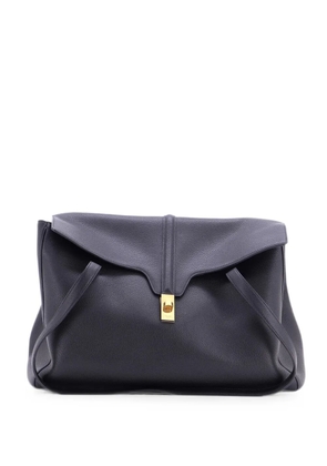 Celine Pre-Owned Soft 16 Bag Grained Calfskin Large shoulder bag - Black
