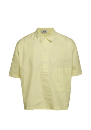 Hermès Pre-Owned oversized polo shirt - Yellow