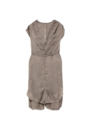 Rick Owens short-sleeves jumpsuit - Grey