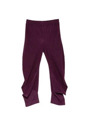 Homme Plissé Issey Miyake pleated trousers - Purple