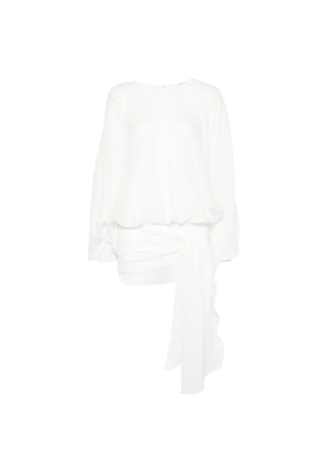 Christopher Esber Porto tie-waist dress - White