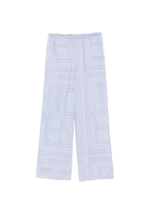 TOTEME elasticated-waistband trousers - Blue