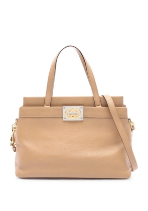 Gucci Pre-Owned 2000s Interlocking G tote bag - Neutrals