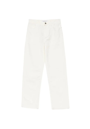 Maison Kitsuné straight-leg jeans - White