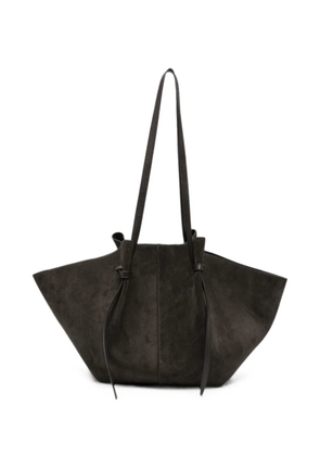 Yuzefi large Mochi knot-detail shoulder bag - Brown