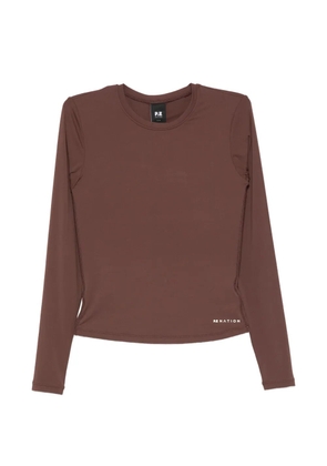 P.E Nation Foundation long-sleeve top - Brown