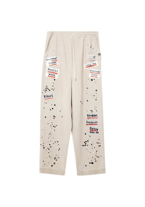 Maison MIHARA YASUHIRO embellished track pants - White