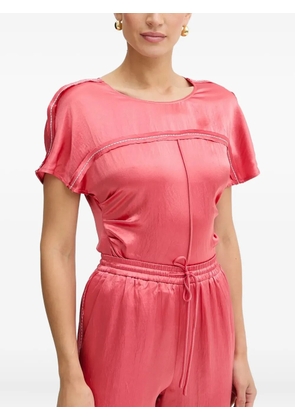 PINKO panelled short-sleeve top