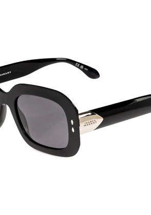 ISABEL MARANT geometric-frame sunglasses - Black