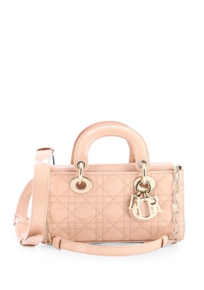 Christian Dior Pre-Owned Lady D-Joy Bag Cannage Quilt Patent Small shoulder bag - Neutrals