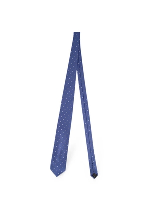 TOM FORD polka-dot silk tie - Blue