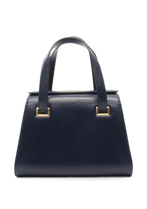 Christian Dior Pre-Owned 2010s logo-plaque tote bag - Blue