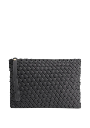 MARREA woven clutch bag - Grey