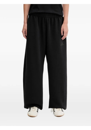 adidas Soft Lux wide-leg track pants - Black