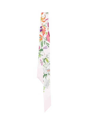 Gucci floral-pattern scarf - Pink