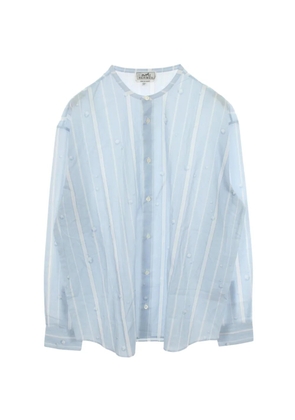 Hermès Pre-Owned 2010s Serie striped shirt - Blue