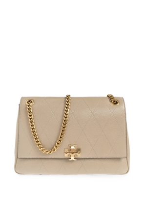 Tory Burch Charlie quilted shoulder bag - Neutrals