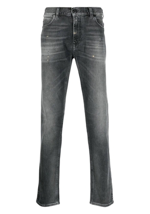 Emporio Armani slim-cut stonewashed jeans - Grey