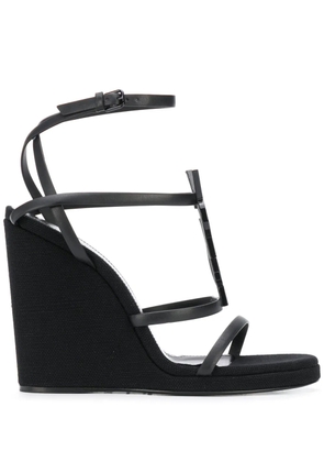 Saint Laurent Opyum wedge sandals - Black