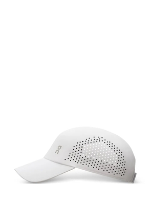 On Lightweight perforated cap - White