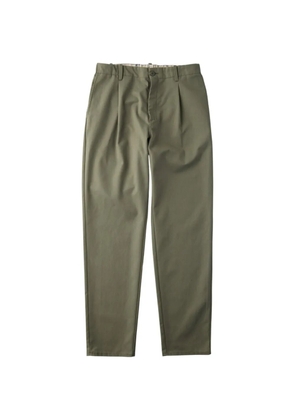 UNIVERSAL OVERALL tapered pleated trousers - Green