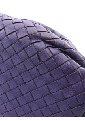 Bottega Veneta Pre-Owned 2000s Intrecciato leather shoulder bag - Purple