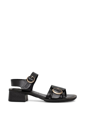 Fly London buckle-fastening block-heel sandals - Black