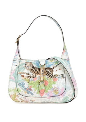 Gucci Pre-Owned 2016-2025 Small Leather Tiger Jackie 1961 crossbody bag - White