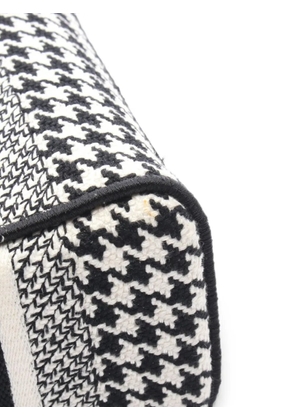 Christian Dior Pre-Owned Lady D-Lite houndstooth mini bag - Black