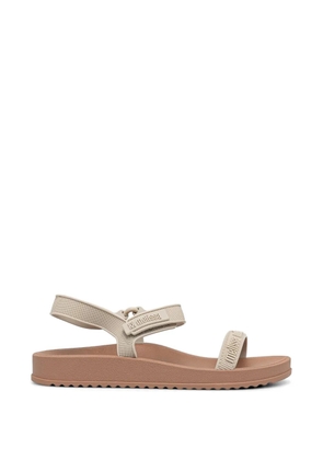 Melissa touch-strap logo-embossed sandals - Neutrals