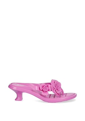 Melissa Petals kitten-heel flip-flops - Pink