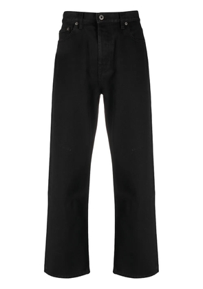 Valentino Garavani logo-patch stretchy jeans - Black