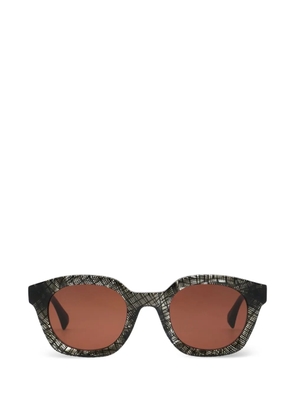 Vivienne Westwood tortoiseshell-effect round-frame sunglasses - Brown