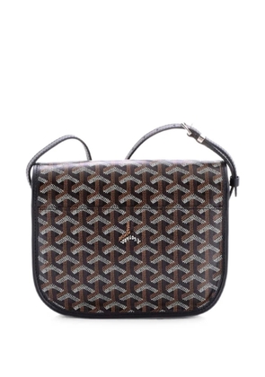 Goyard Pre-Owned Belvedere Messenger Bag Coated Canvas with Leather PM crossbody bag - Black