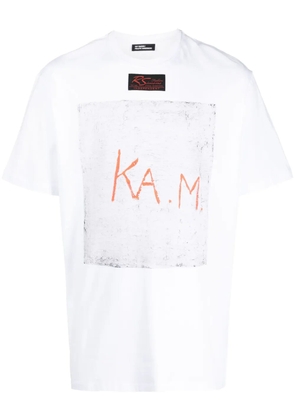 Raf Simons graphic-print short-sleeve T-shirt - White