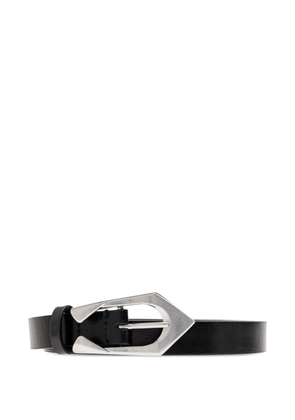 IRO geometric-buckle leather belt - Black