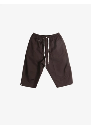 Wales Bonner x Y-3 logo-print drawstring trousers - Brown