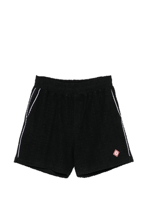 Casablanca logo-patch shorts - Black