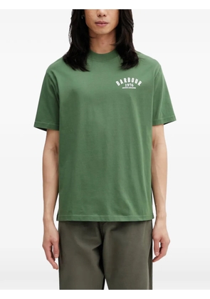 Barbour 1976 graphic-print oversize-fit T-shirt - Green