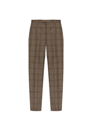 Alexander McQueen Prince of Wales check trousers - Brown