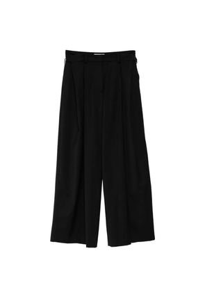 System tuck-detail trousers - Black