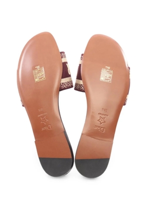 Christian Dior Pre-Owned Dway slide sandals - Red