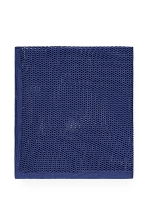 Zegna open-knit pocket square - Blue