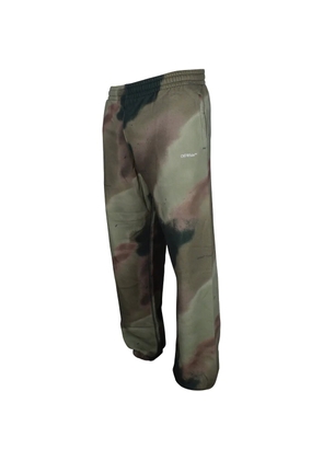 Off-White camouflage-print track pants - Green