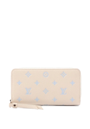 Louis Vuitton Pre-Owned 2021s Monogram Empreinte Zippy wallet - Neutrals