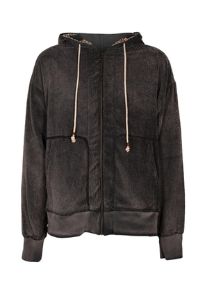 MONOSTEREO zip-up hoodie - Black