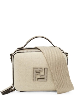 Fendi Pre-Owned FF motif Suitcase shoulder bag - Neutrals