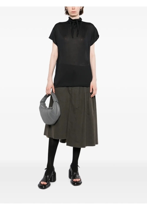 LEMAIRE Foulard top - Black