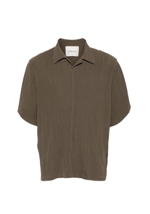 Gongdid Design plissé short-sleeve T-shirt - Green
